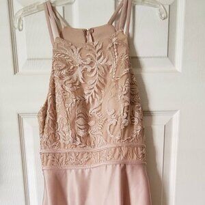 Xtraordinary Womens Pale Pink  Halter Party Dress Prom Size 11